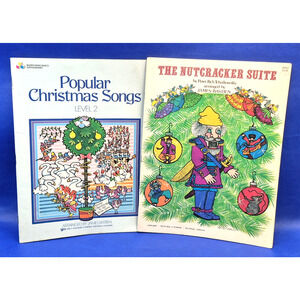 Bastien Level 2 Popular Christmas Songs & Nutcracker Suite Piano Books